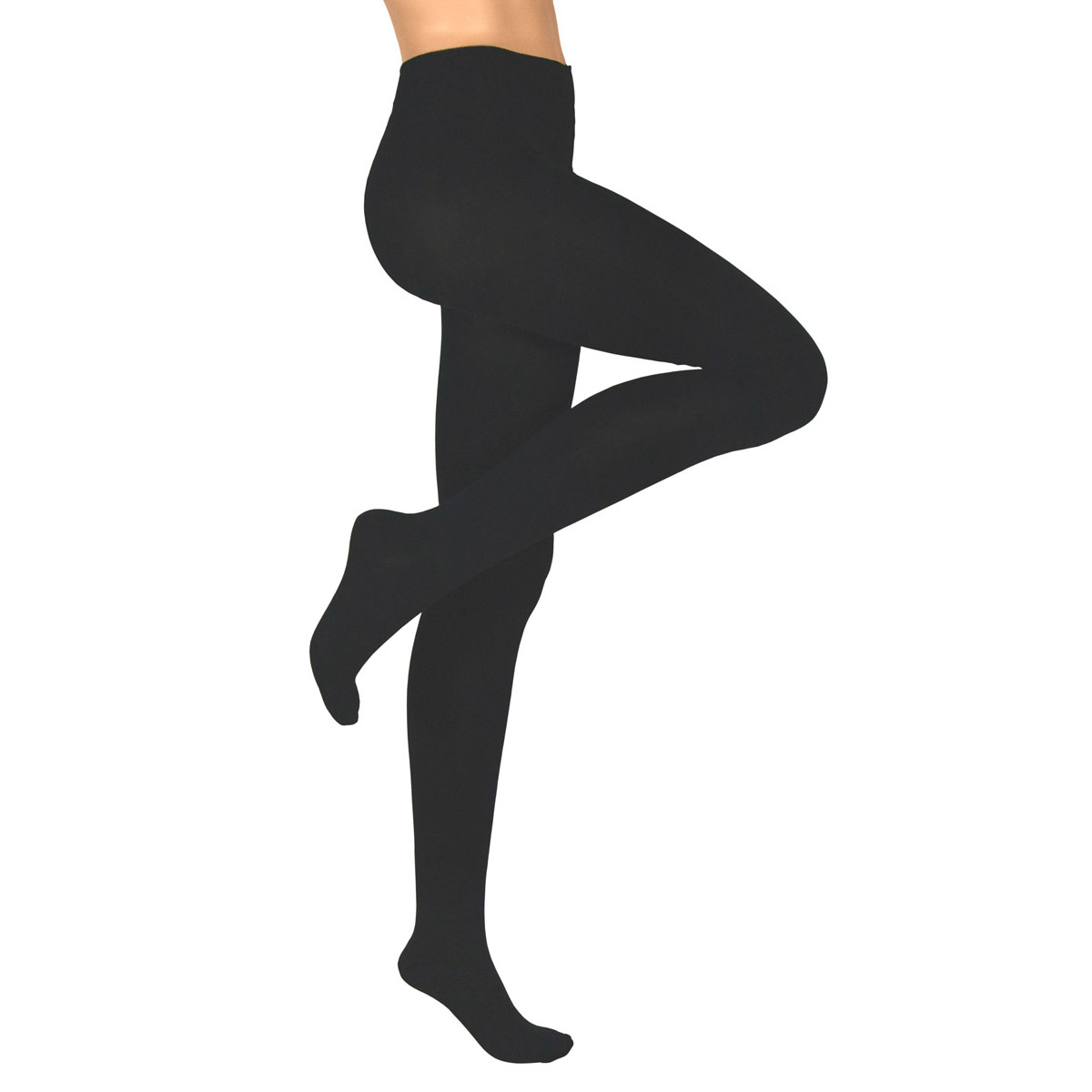 Thermo Strumpfhose Grau Uni